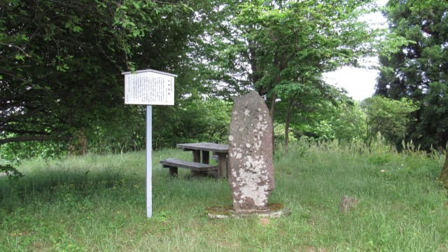 石川県金沢市の加越国境城跡群及び道（松根城跡）