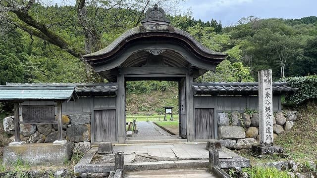福井県福井市の一乗谷朝倉氏遺跡