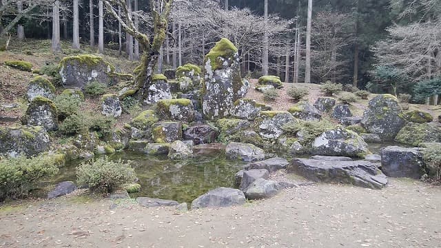 福井県福井市の一乗谷朝倉氏庭園