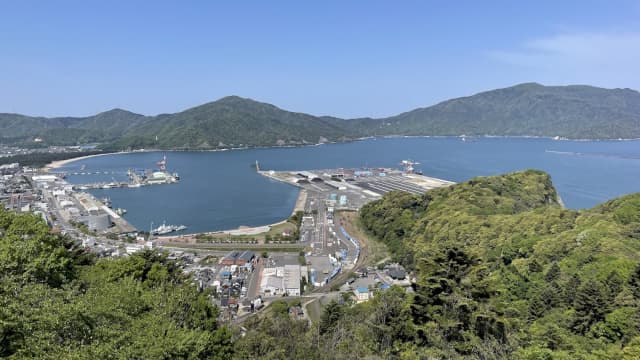 福井県敦賀市の天筒山展望台