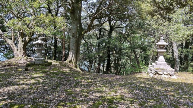 福井県小浜市の後瀬山城跡
