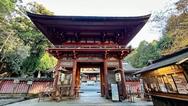 滋賀県大津市の日吉神社境内