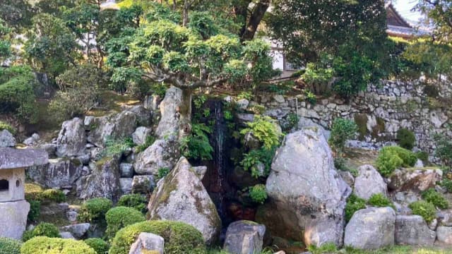 滋賀県大津市の延暦寺坂本里坊庭園（滋賀院門跡庭園）