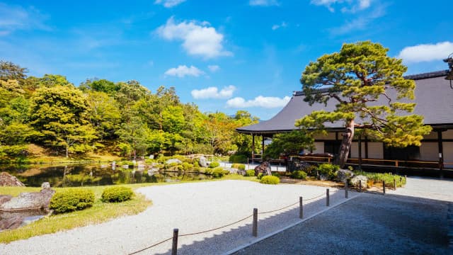 京都府京都市の天龍寺庭園