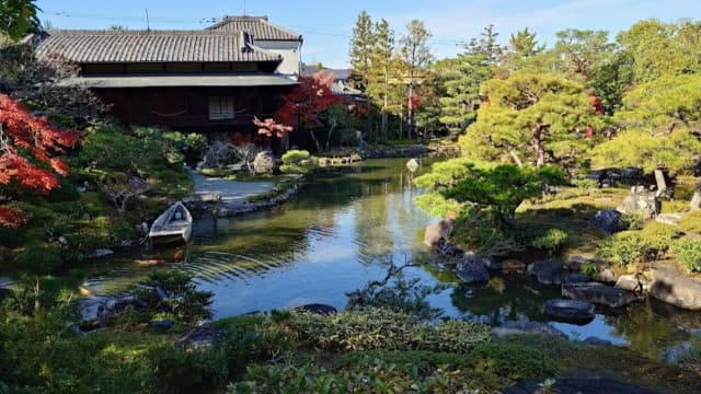 京都府京都市の對龍山荘庭園