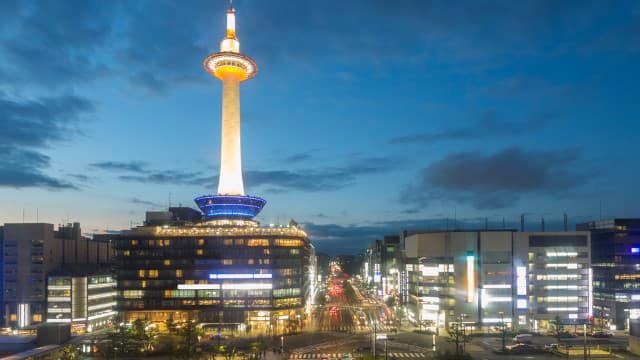 京都府京都市の京都タワー