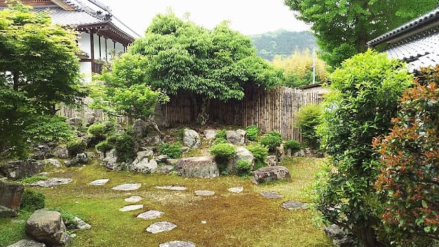 京都府綾部市の正暦寺庭園