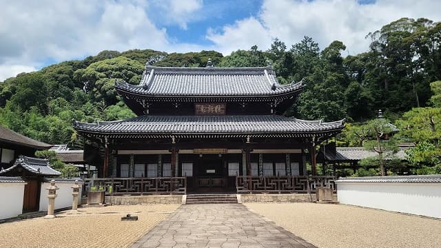 京都府宇治市の萬福寺境内