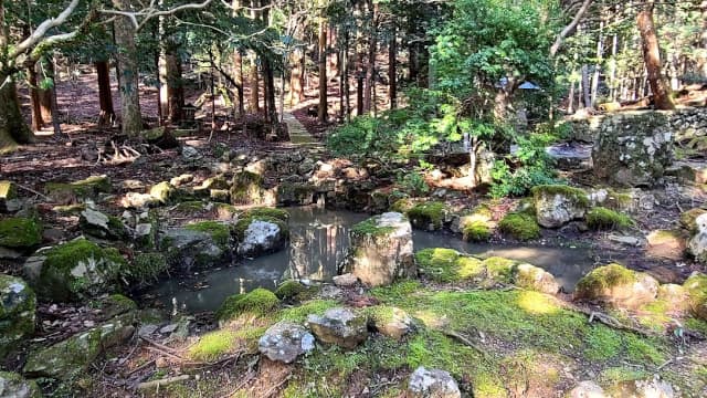奈良県吉野郡の大蔵神社庭園