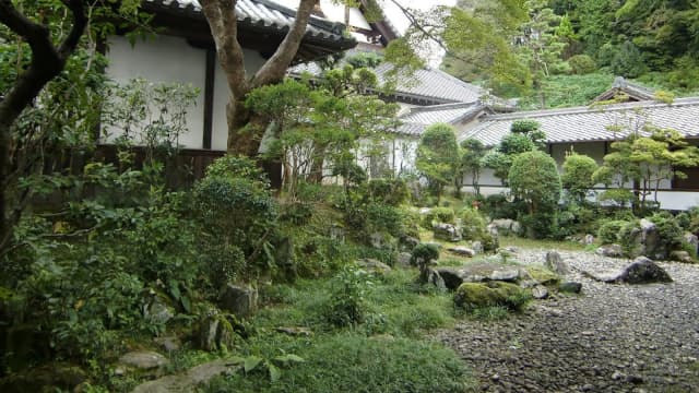 奈良県吉野郡の願行寺庭園