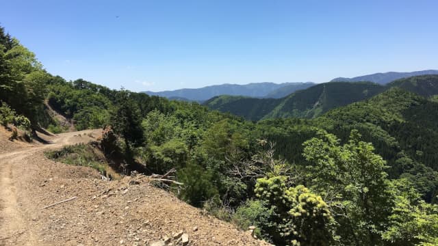 奈良県吉野郡の熊野参詣道（小辺路）