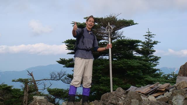 奈良県吉野郡の八経ヶ岳