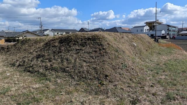 和歌山県和歌山市の太田城水攻め堤跡