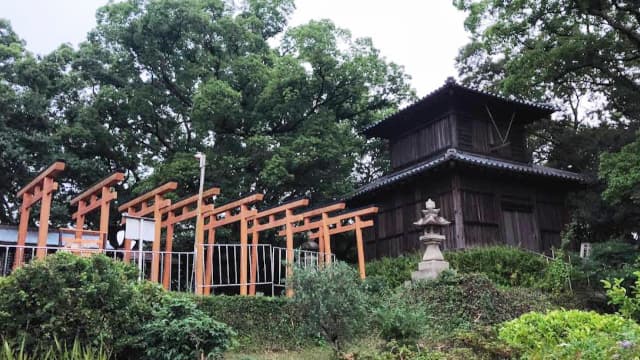 和歌山県和歌山市の岡山の時鐘堂