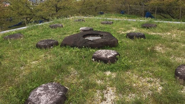 和歌山県田辺市の三栖廃寺塔跡