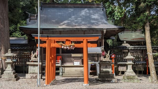 和歌山県田辺市の南方曼陀羅の風景地（伊作田稲荷神社）
