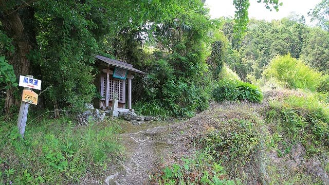 和歌山県伊都郡の高野参詣道（黒河道）