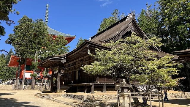 和歌山県伊都郡の壇上伽藍