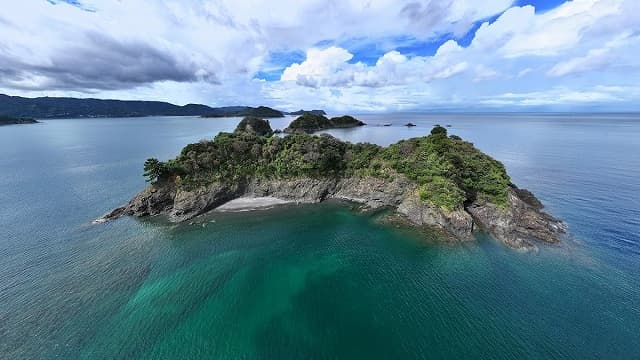 和歌山県有田郡の明恵上人遺跡刈藻島
