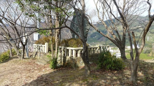 和歌山県有田郡の鳥屋城址