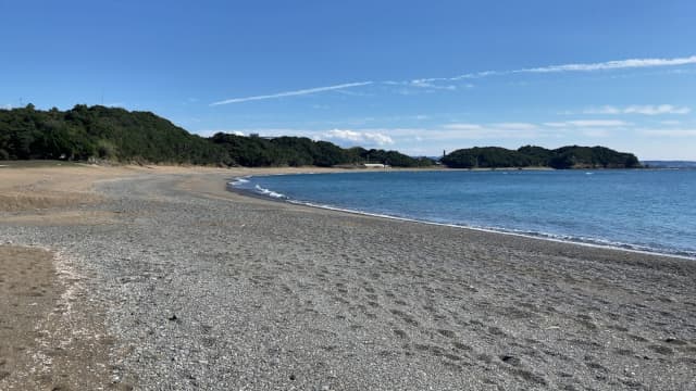和歌山県日高郡の千里の浜