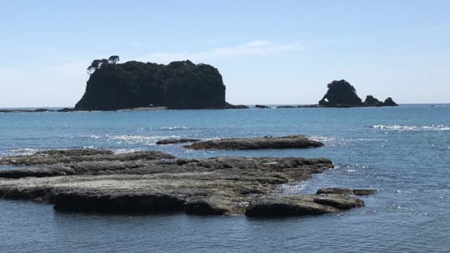和歌山県西牟婁郡の南方曼陀羅の風景地（九龍島）