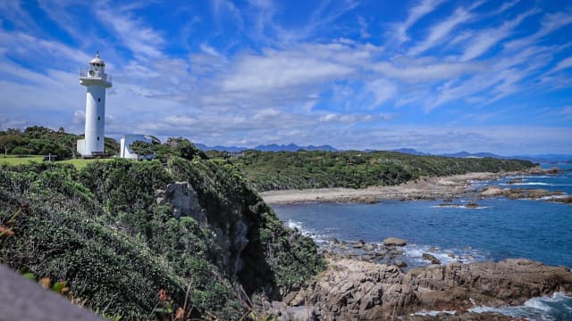 和歌山県東牟婁郡の梶取崎