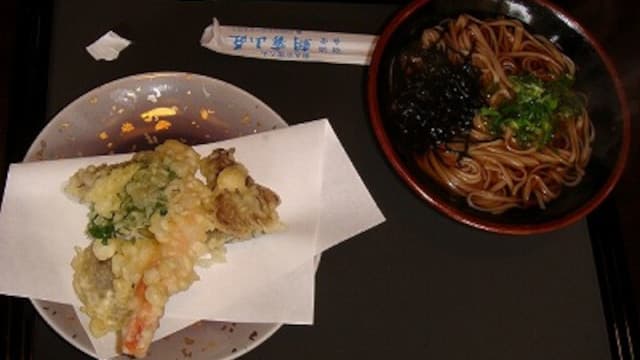 天ぷらそば
