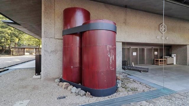 島根県出雲市の出雲大社復元柱