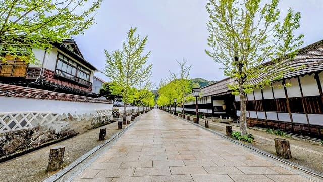 島根県鹿足郡の津和野城下町