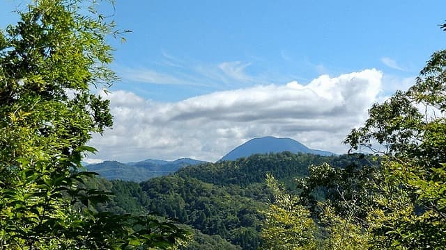島根県鹿足郡の山陰道（徳城峠越）
