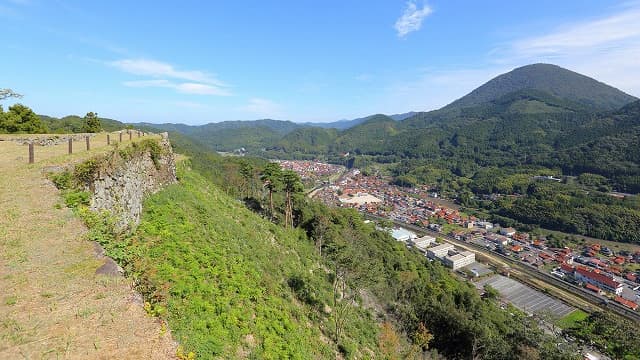 島根県鹿足郡の津和野市街