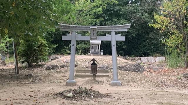 岡山県岡山市の大多羅寄宮跡