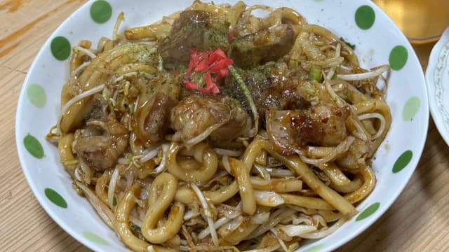 ホルモンうどん