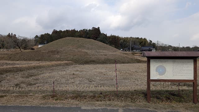 広島県三次市の糸井大塚古墳（糸井塚の本第一号古墳）
