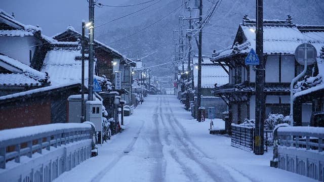 広島県三次市の布野銀山街道