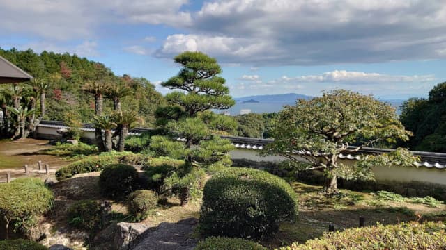 山口県岩国市の松巖院庭園