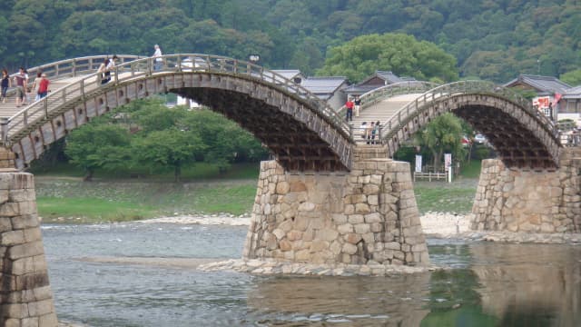 山口県岩国市の錦帯橋