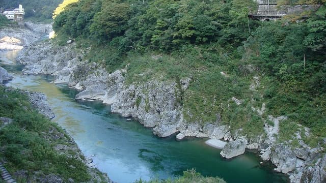 徳島県三好市の大歩危小歩危