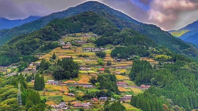 徳島県三好市の落合集落