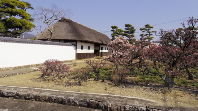 香川県高松市の小比賀家築山庭園