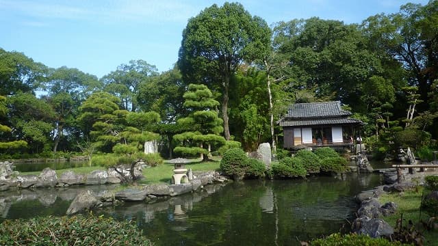 愛媛県宇和島市の天赦園