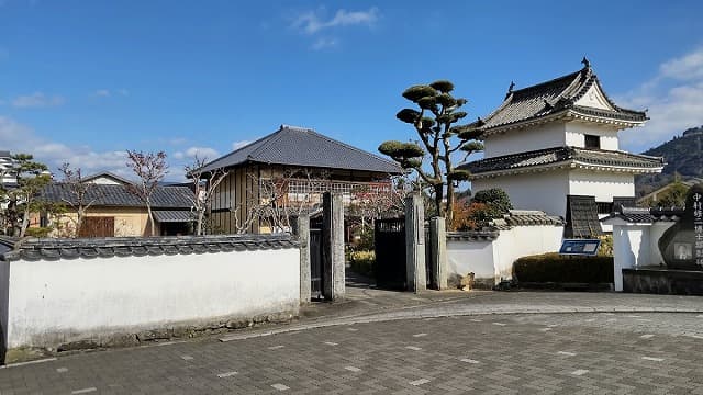 愛媛県大洲市の中江藤樹の邸跡