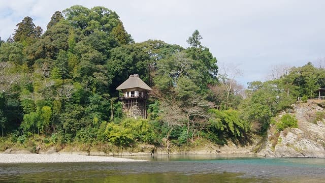 愛媛県大洲市の臥龍山荘庭園