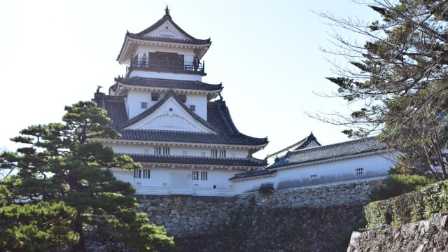 高知県高知市の高知城天守
