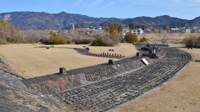高知県香美市の山田堰
