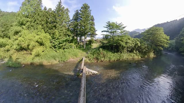 高知県高岡郡の四万十川流域の文化的景観　源流域の山村