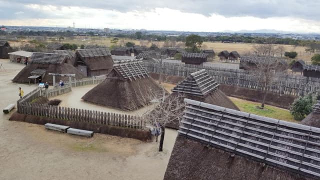 佐賀県神埼郡の吉野ケ里遺跡