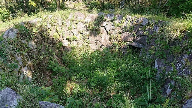 長崎県長崎市の烽火山のかま跡