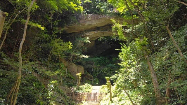 長崎県佐世保市の平戸領地方八竒勝（平戸八景）石橋